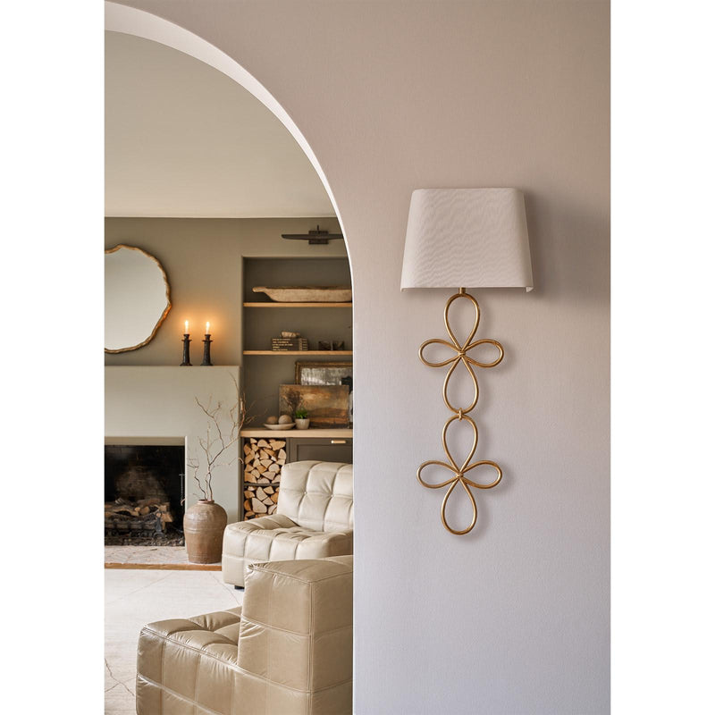 Minuet Sconce - Gold Leaf