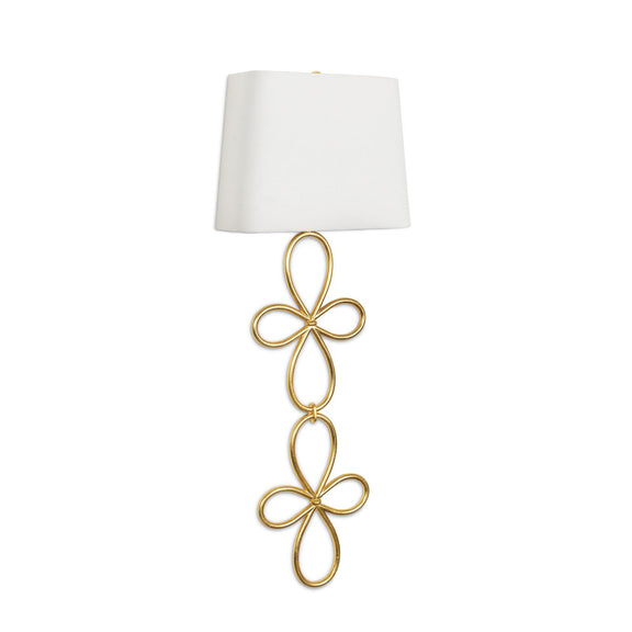 Minuet Sconce - Gold Leaf