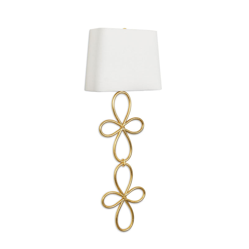 Minuet Sconce - Gold Leaf
