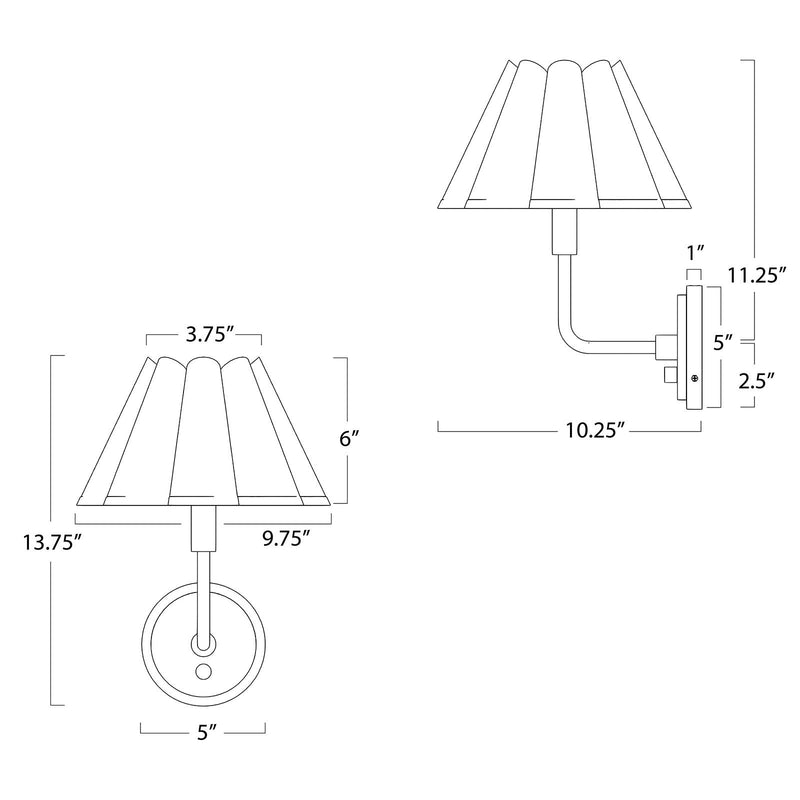 Polly Sconce Single