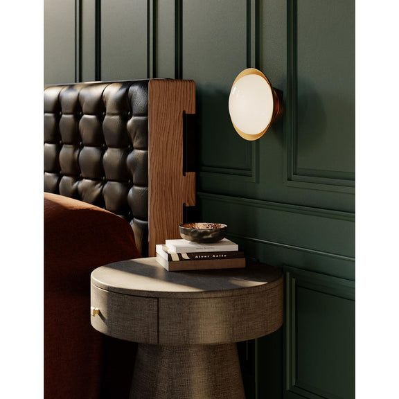 Bond Sconce Single - Natural Brass
