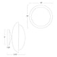 Bond Sconce Single - Natural Brass