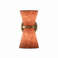 Gable Sconce - Antique Natural Brass & Russet Shade