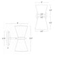 Gable Sconce - Antique Natural Brass & Russet Shade