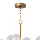 Bubbles Chandelier - Natural Brass