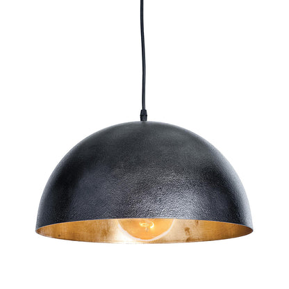 Sigmund Pendant - Black & Gold / Small