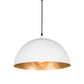 Sigmund Pendant - White & Gold / Small