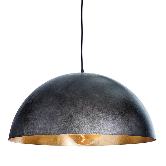 Sigmund Pendant - Black & Gold / Large
