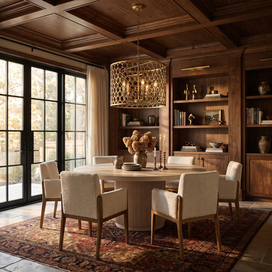 Cabana Chandelier - Brass