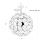Poppy Glass Chandelier