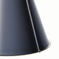 French Maid Chandelier - Blue & Polished Nickel / Large