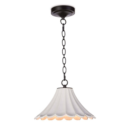 Cally Ceramic Pendant Small - White