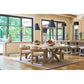 French Maid Chandelier - Blue & Polished Nickel / Small