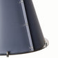 French Maid Chandelier - Blue & Polished Nickel / Small