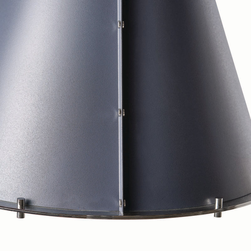 French Maid Chandelier - Blue & Polished Nickel / Small