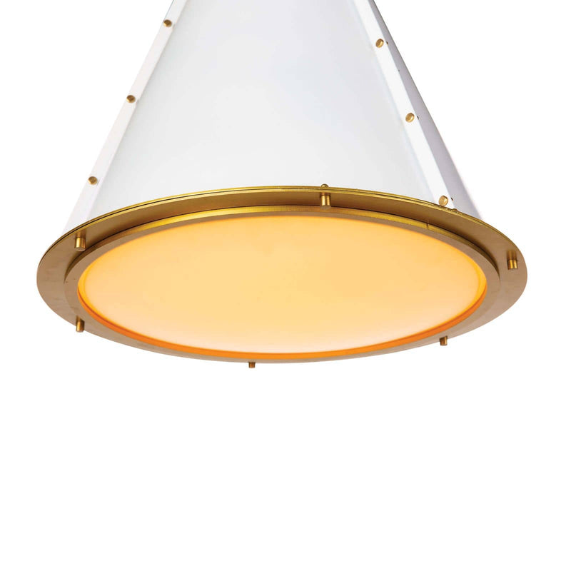 French Maid Chandelier - White / Small