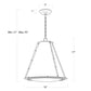 French Maid Chandelier - White / Small