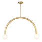 Happy Pendant - Natural Brass / Large