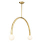 Happy Pendant - Natural Brass / Large