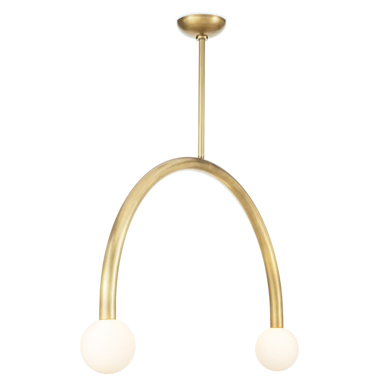 Happy Pendant - Natural Brass / Large