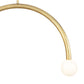 Happy Pendant - Natural Brass / Large