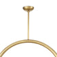 Happy Pendant - Natural Brass / Large