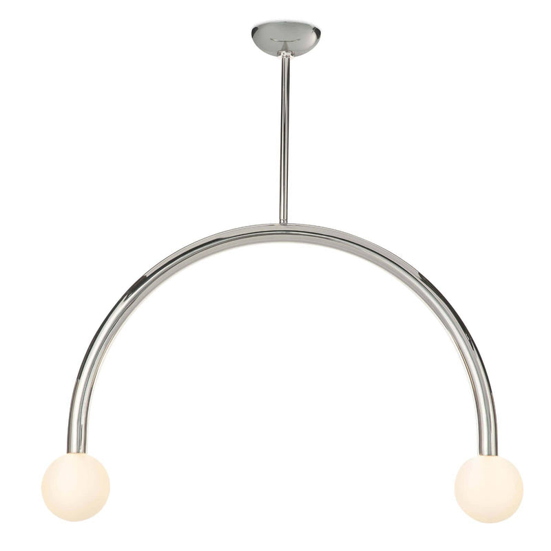 Happy Pendant - Polished Nickel / Large