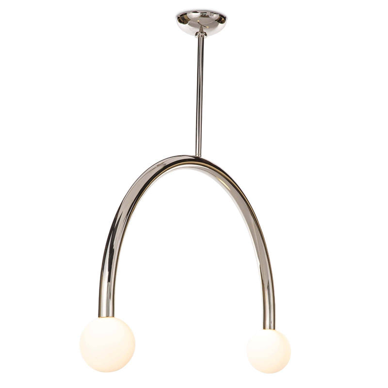 Happy Pendant - Polished Nickel / Large