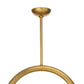 Happy Pendant - Natural Brass / Small