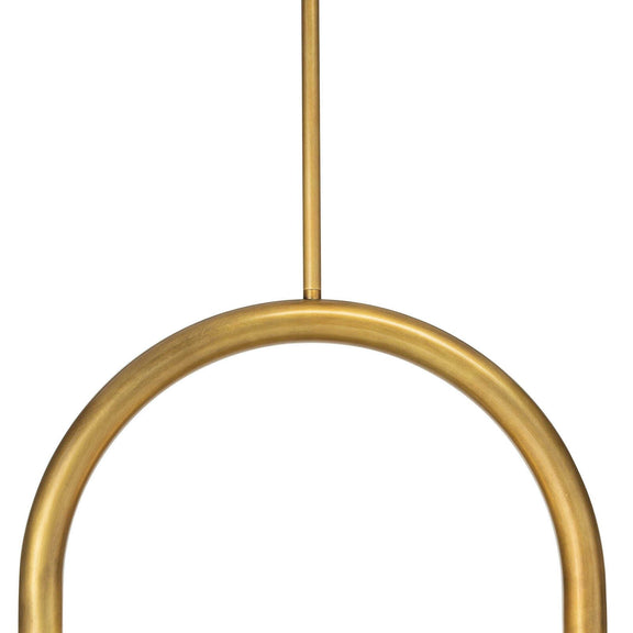 Happy Pendant - Natural Brass / Small