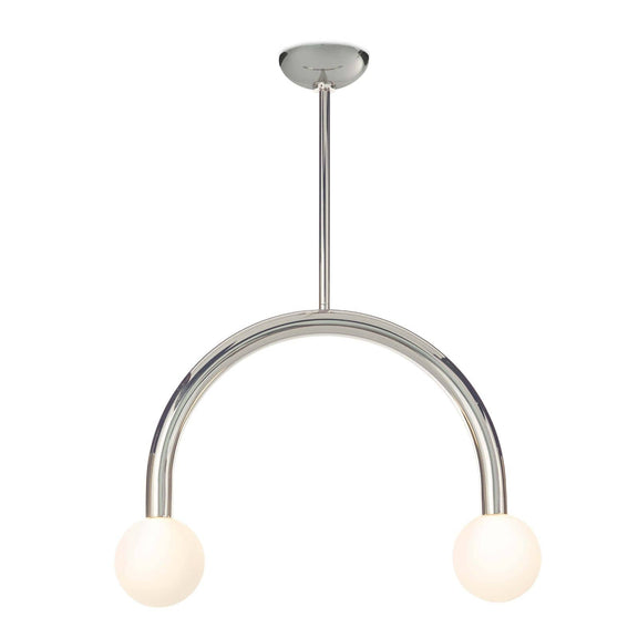 Happy Pendant - Polished Nickel / Small