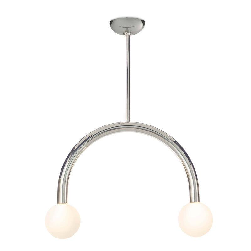 Happy Pendant - Polished Nickel / Small