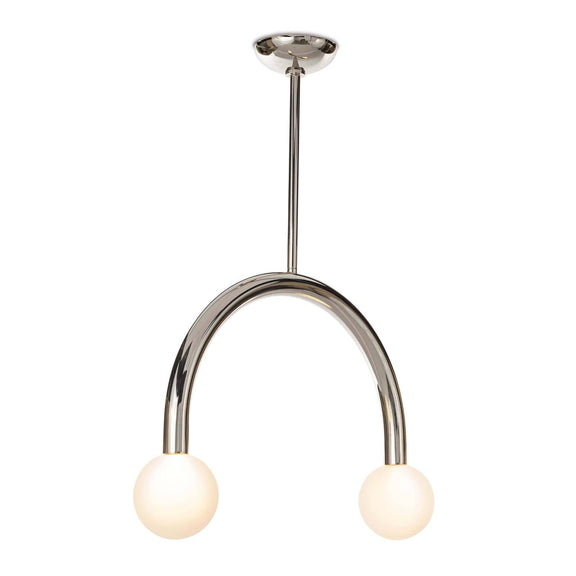 Happy Pendant - Polished Nickel / Small