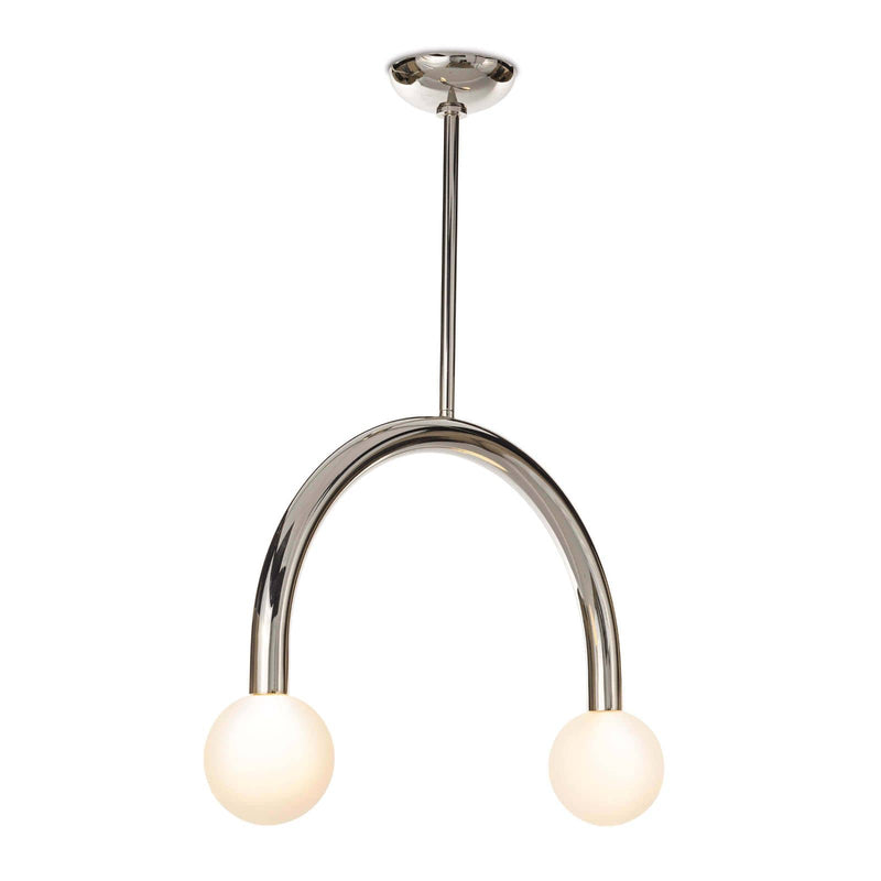 Happy Pendant - Polished Nickel / Small