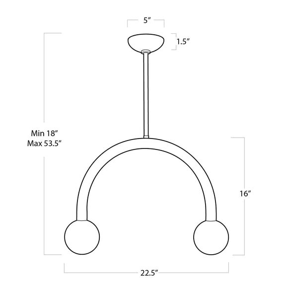 Happy Pendant - Polished Nickel / Small