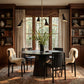 Spyder Chandelier - Blackened Brass & Natural Brass