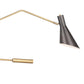 Spyder Chandelier - Blackened Brass & Natural Brass
