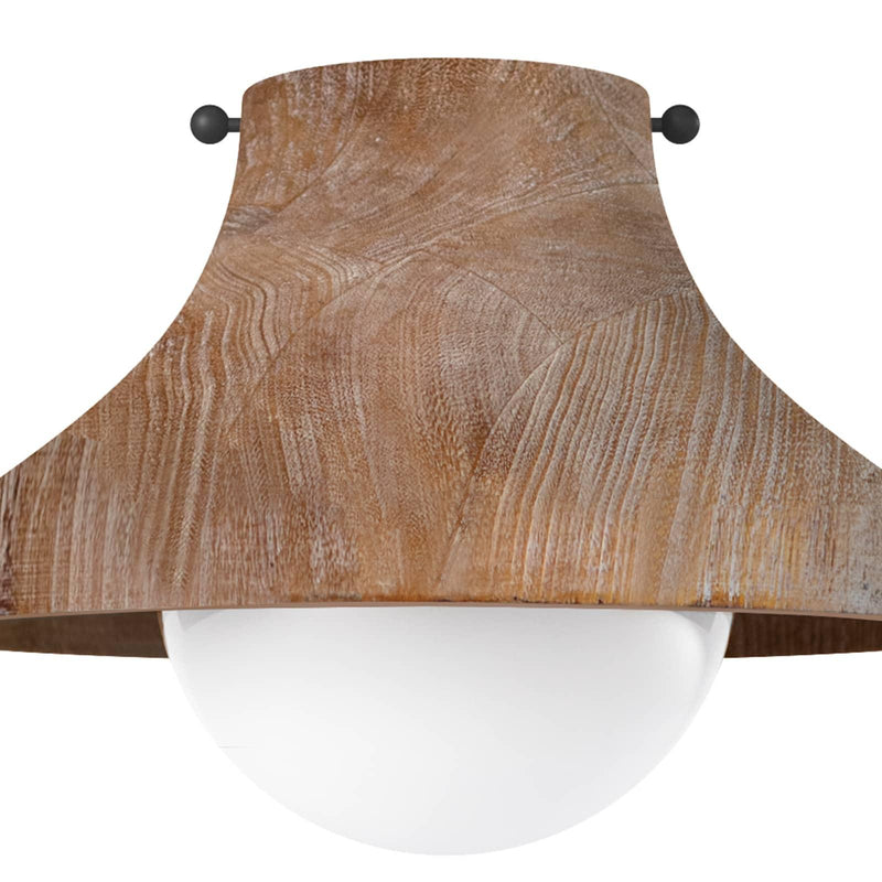 Surfside Wood Flush Mount