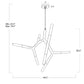 Traveler Chandelier - Natural Brass / Standard