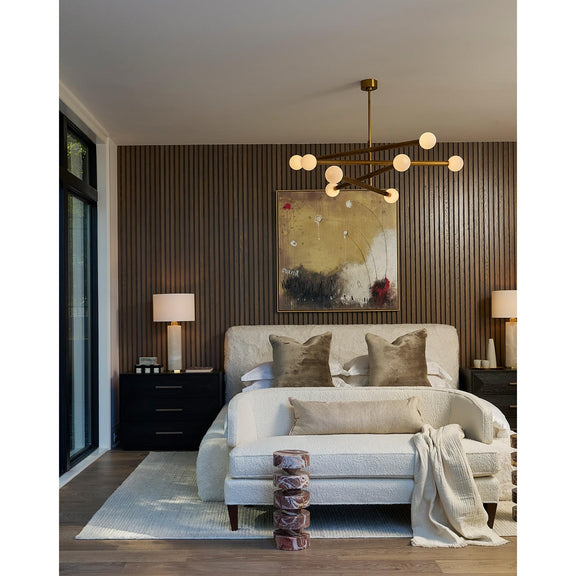 Beaubien Chandelier - Natural Brass