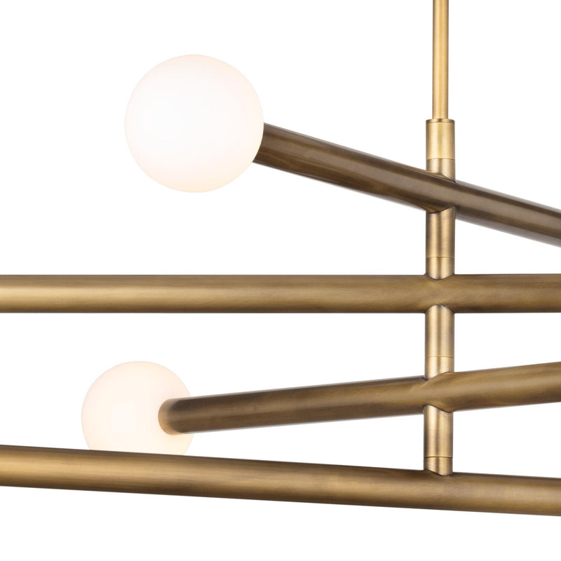 Beaubien Chandelier - Natural Brass