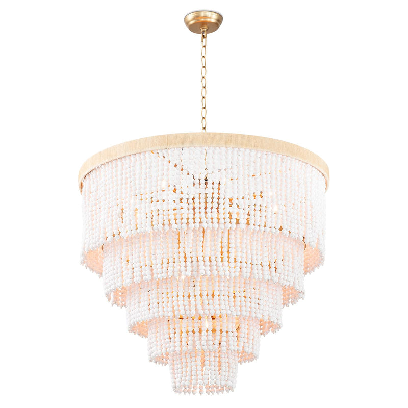 Waterfall Chandelier - White