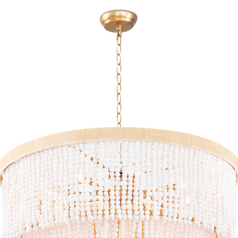 Waterfall Chandelier - White