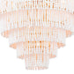 Waterfall Chandelier - White
