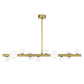 Styx Chandelier - Natural Brass