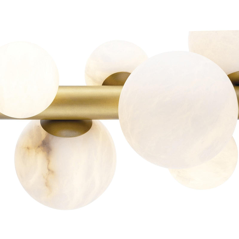 Styx Chandelier - Natural Brass