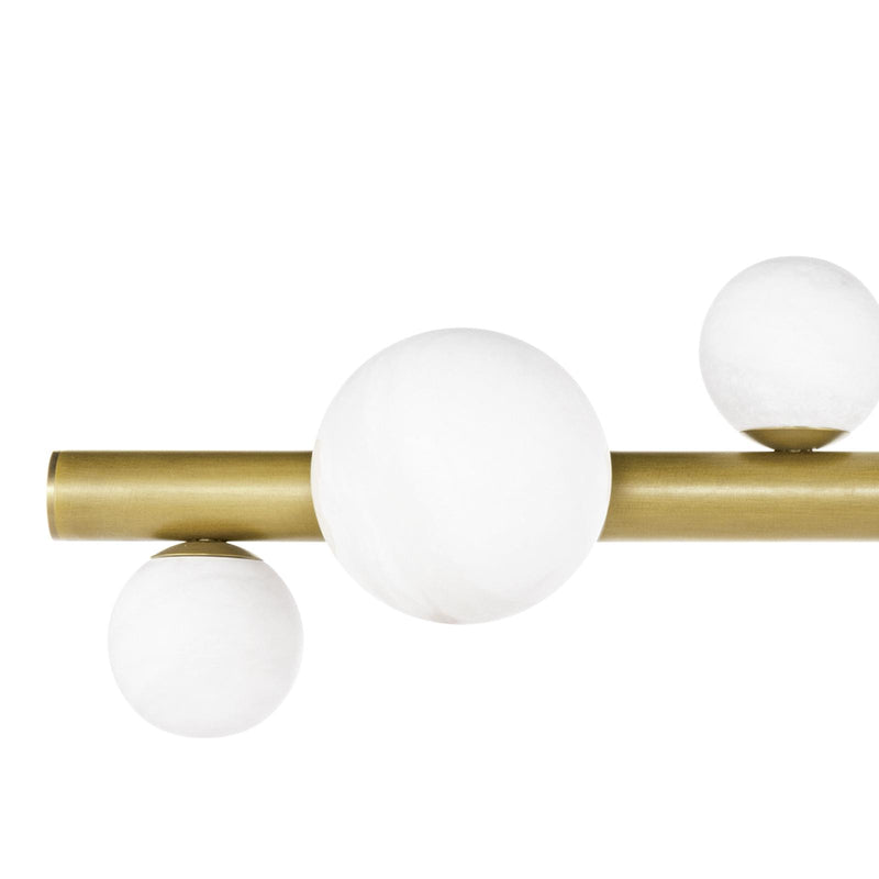 Styx Chandelier - Natural Brass