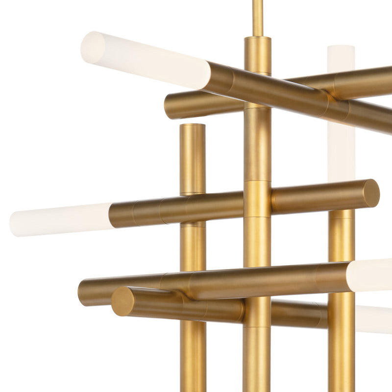 Cass Chandelier - Natural Brass