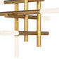 Cass Chandelier - Natural Brass