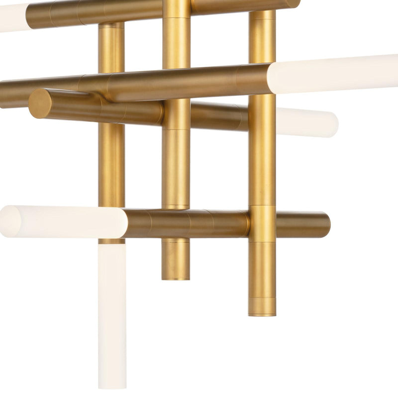 Cass Chandelier - Natural Brass